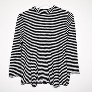 FREE PEOPLE Mod Stripe Open Back Blouse 